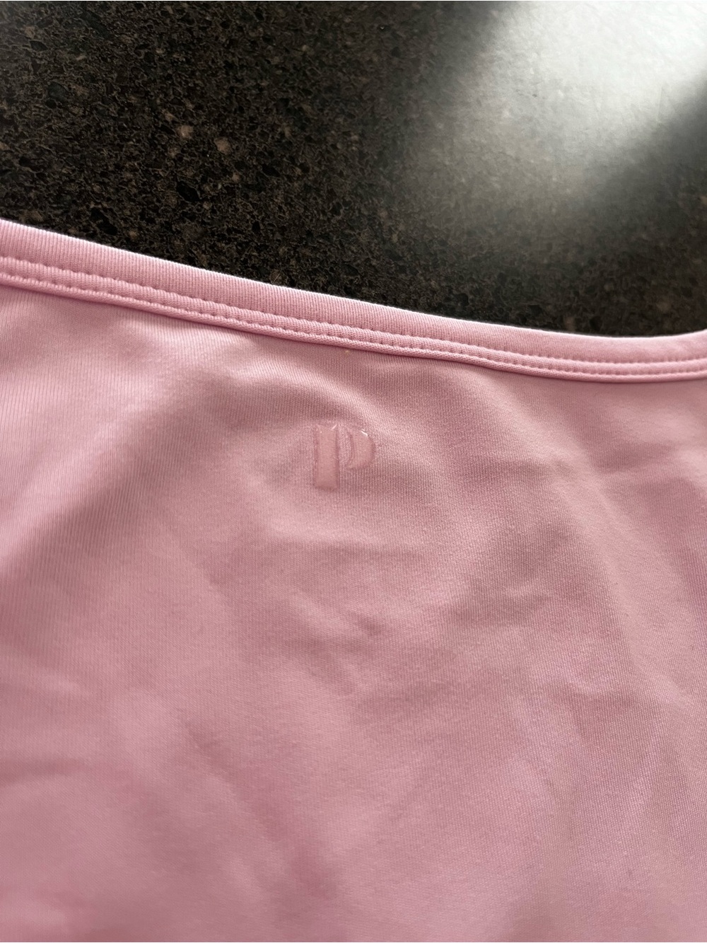 Women's Pink Wrap-Front Crop Top - Picture 4 of 4